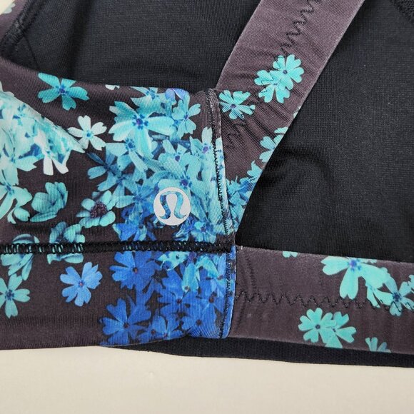 Lululemon In A Flash Sports Bra in Petal Pop Floral sz 10 - Picture 4 of 7
